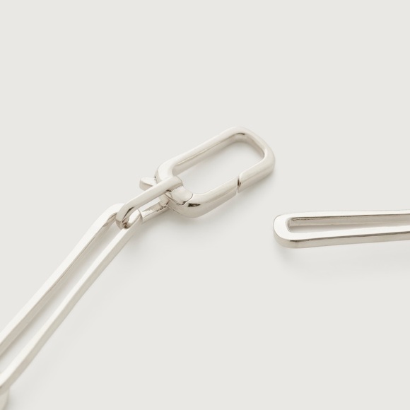 Monica Vinader NEW Alta Long Link Necklace Adjustable 43cm/17' - Picture 5 of 8